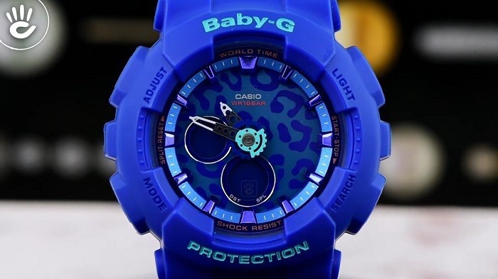 Đồng hồ Baby-G BA-120LP-2ADR nền mặt số họa tiết da báo cá tính - Ảnh 2