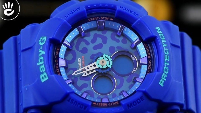Đồng hồ Baby-G BA-120LP-2ADR nền mặt số họa tiết da báo cá tính - Ảnh 4