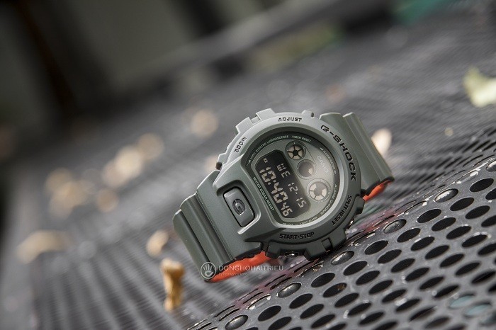 Đồng hồ G-Shock DW-6900LU-3DR xanh râu quân đội phong cách - Ảnh 1