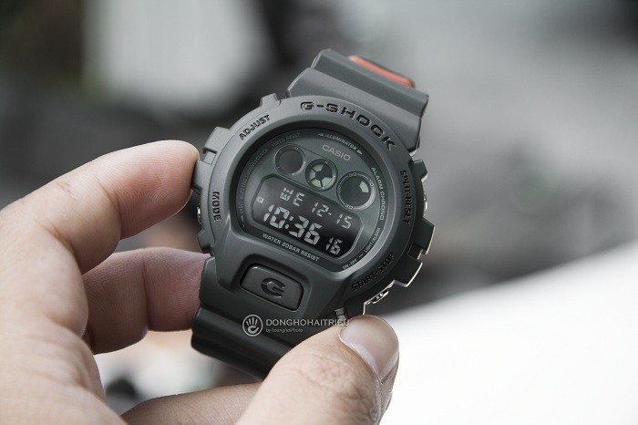 Đồng hồ G-Shock DW-6900LU-3DR xanh râu quân đội phong cách - Ảnh 2