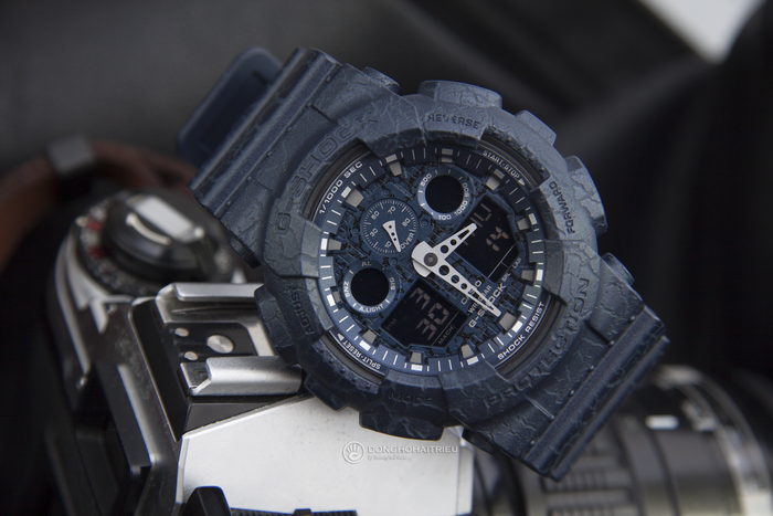 Đồng hồ G-Shock GA-100CG-2ADR thay pin miễn phí trọn đời - Ảnh: 1