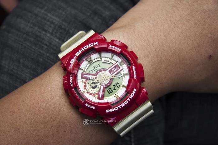 Review đồng hồ G-Shock GA-110CS-4ADR: Đậm chất Iron Man. - Ảnh: 1