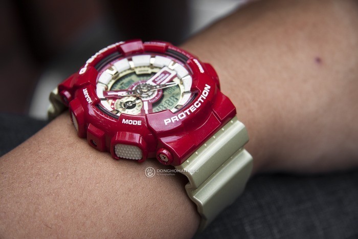 Review đồng hồ G-Shock GA-110CS-4ADR: Đậm chất Iron Man. - Ảnh: 5