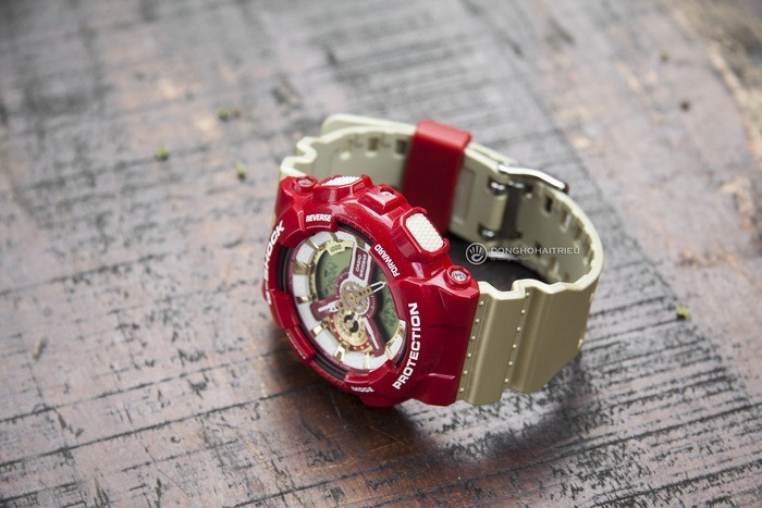 Review đồng hồ G-Shock GA-110CS-4ADR: Đậm chất Iron Man. - Ảnh: 4