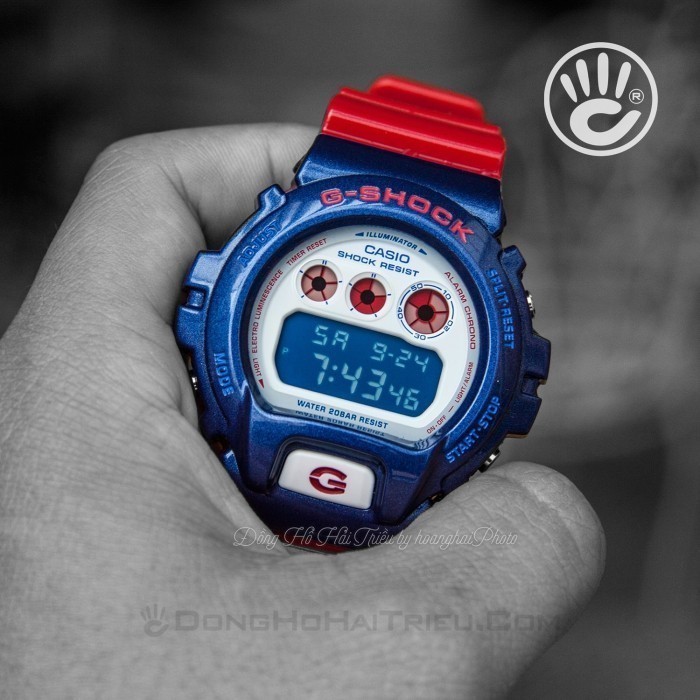 Đồng hồ G-Shock nam DW-6900AC-2DR, Kính Cứng, Quartz (Pin), Mặt Số 53.2mm×50mm, Chống Nước 20ATM 4