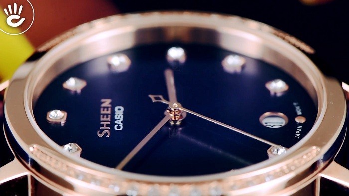 Đồng hồ Casio SHE-4056PG-2AUDF sắc xanh thẳm của đại dương - Ảnh 4