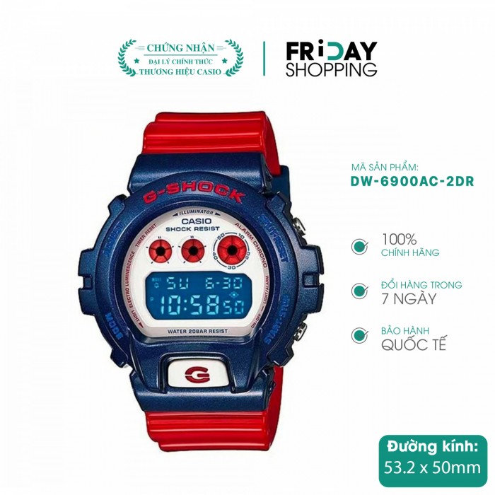 Đồng hồ G-Shock DW-6900AC-2DR