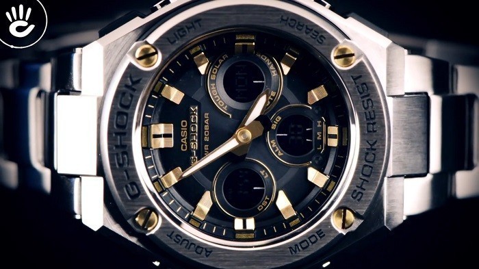 Review đồng hồ G-Shock GST-S310D-1A9DR: Sang trọng mạnh mẽ - Ảnh 4