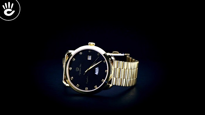 Đồng hồ Olym Pianus 58067MK-D nổi bật với thiết kế mạ vàng - Ảnh 1