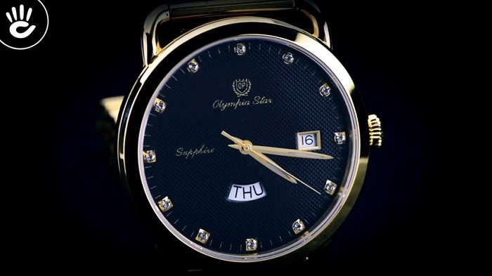 Đồng hồ Olym Pianus 58067MK-D nổi bật với thiết kế mạ vàng - Ảnh 2