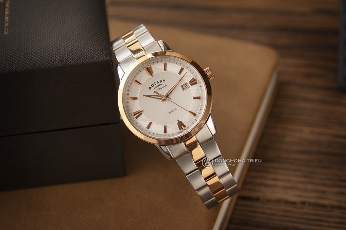 Review đồng hồ Rotary GB90114/06 thiết kế mạ vàng quý phái - Ảnh 1