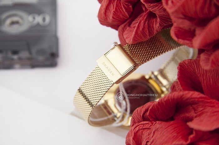 Đồng hồ Skagen SKW2722: Thiết kế mạ vàng sang trọng, tinh tế - Ảnh 3