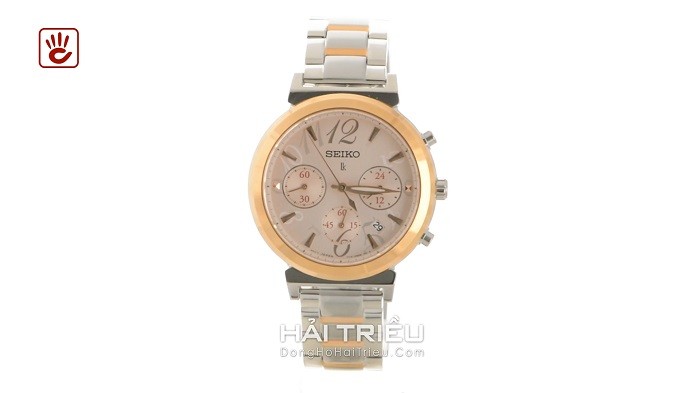 Review đồng hồ Seiko SRW856P1: Mặt số vàng hồng quyến rũ - Ảnh 2