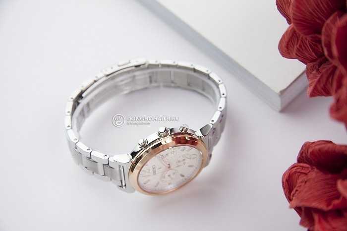 Đồng hồ Seiko SRW860P1 trang sức của trang nhã, đầy tinh tế - Ảnh 4