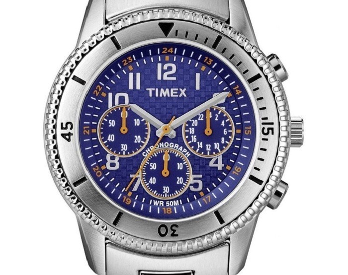 Đồng hồ Timex T2N161 mặt số thể thao với 6 kim, Chronograph - Ảnh 1