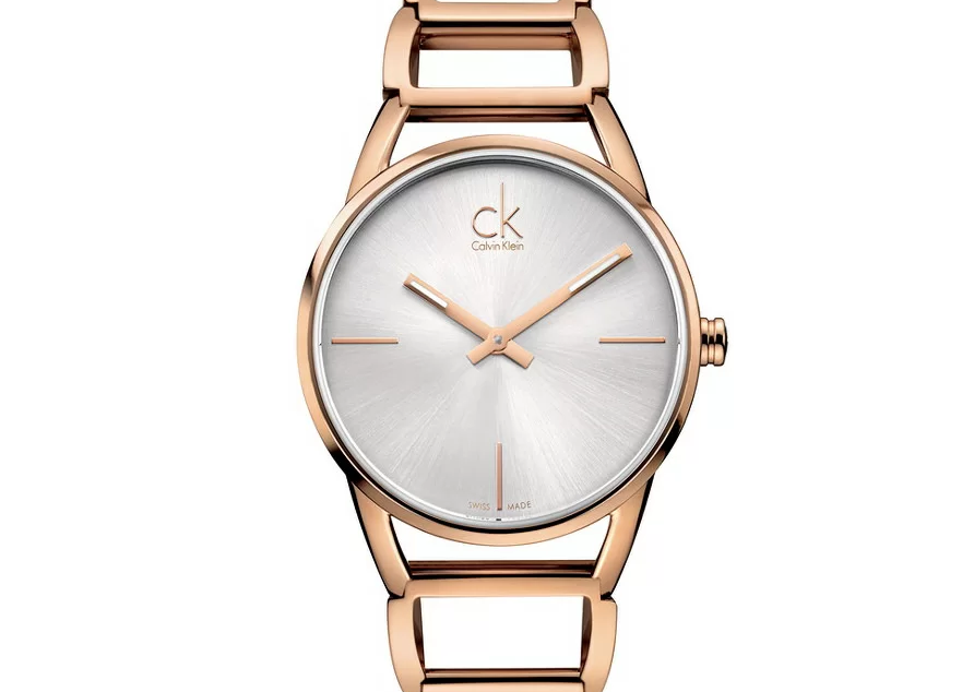 Review đồng hồ Calvin Klein K3G23626 màu vàng hồng nữ tính - Ảnh 2