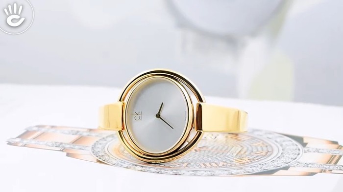 Đồng hồ Calvin Klein K4F2N516: Thiết kế mặt số Oval độc lạ - Ảnh 1