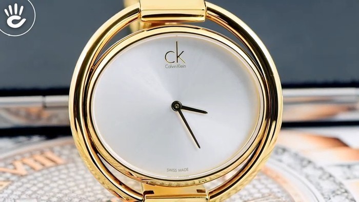 Đồng hồ Calvin Klein K4F2N516: Thiết kế mặt số Oval độc lạ - Ảnh 2