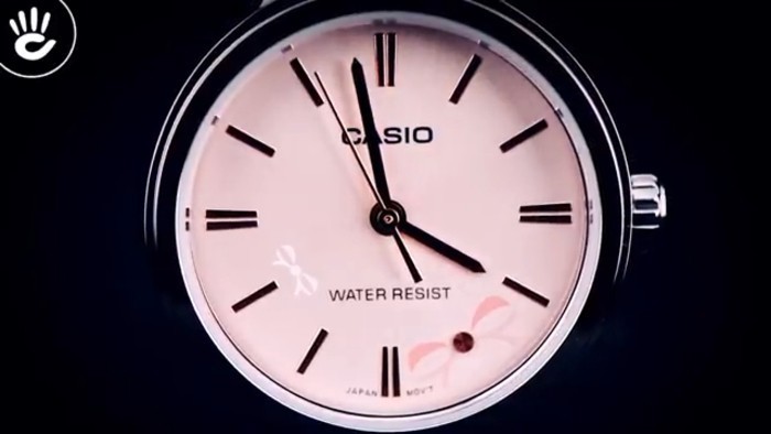 Đồng hồ Casio LTP-E146L-4ADF: Thiết kế gam hồng tươi trẻ - Ảnh 2