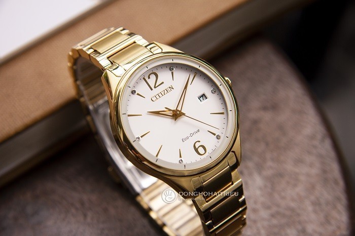 Review đồng hồ Citizen FE6102-53A: mang sắc vàng sang trọng - Ảnh 2