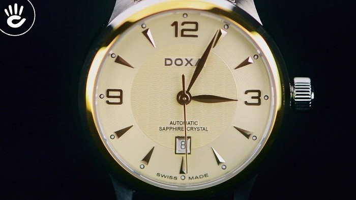 Đồng hồ Doxa D147TCM: Thiết kế mạ vàng sang trọng đẳng cấp- ảnh 1