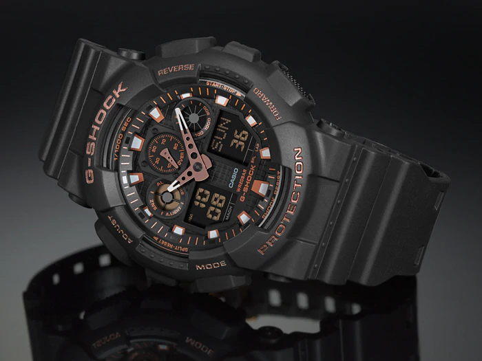 đồng hồ G-Shock GA-100GBX-1A4DR lặn thoải mái (20ATM) - Ảnh 2