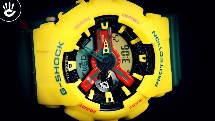 Review đồng hồ G-Shock GA-110RF-9ADR có thể đi lặn (20 ATM)-ảnh 1