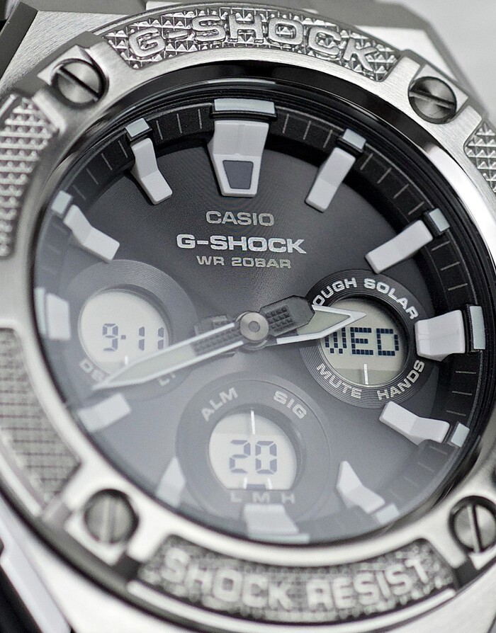 Đồng hồ G-Shock GST-S330D-1ADR, bộ máy năng lượng ánh sáng mặt trời - Ảnh 2