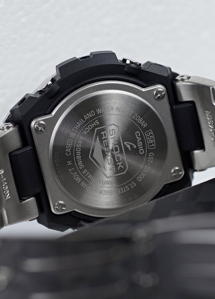 Đồng hồ G-Shock GST-S330D-1ADR, bộ máy năng lượng ánh sáng mặt trời - Ảnh 4