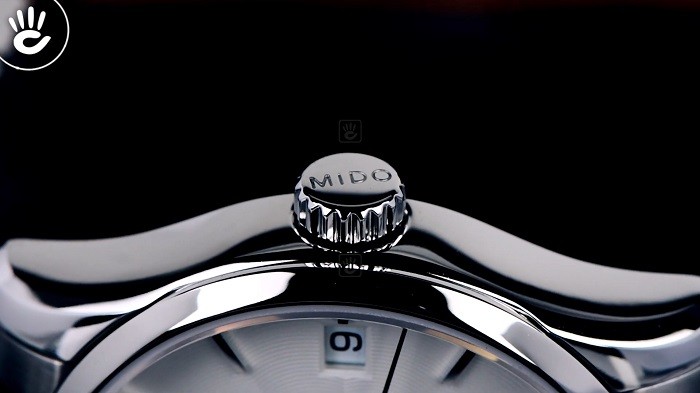 Đồng hồ Mido M024.207.11.031.00: Thiết kế mạ bạc toàn bộ-ảnh 4