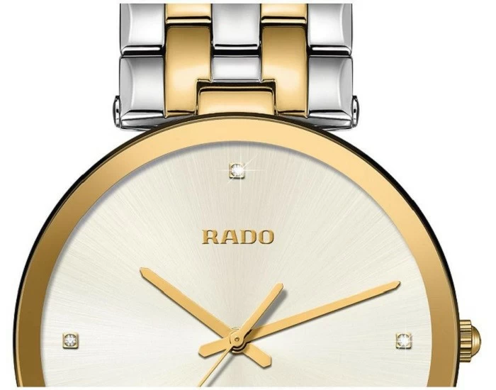 Rado R48868723: Đồng hồ mạ vàng kết hợp dây demi cá tính - Ảnh 1