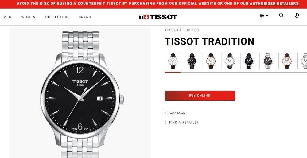 10 cách nhận biết đồng hồ Tissot chính hãng, fake dễ dàng - Ảnh 11