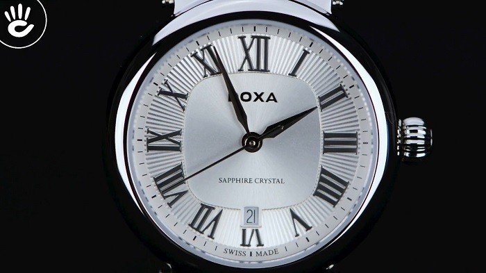 Đồng hồ Doxa D185SSV: Mặt kính Sapphire chống trầy bền bỉ-2