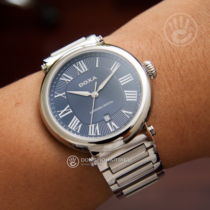 Đồng hồ Doxa D185SGY Kính Sapphire 3