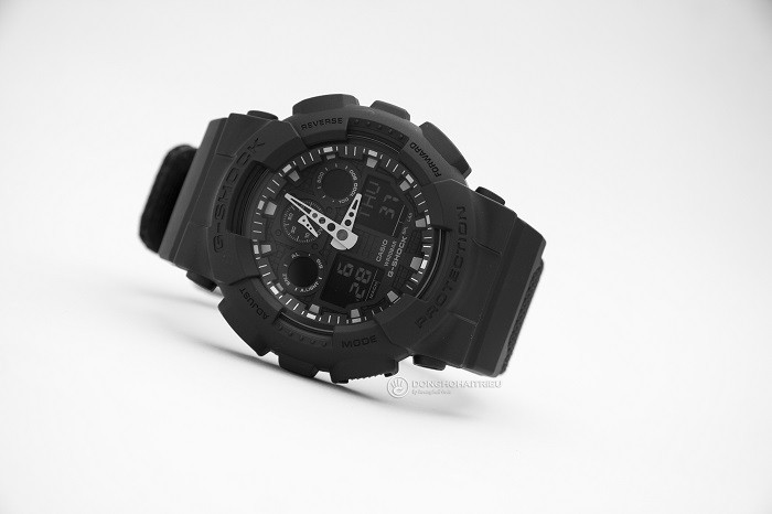 Review đồng hồ G-Shock GA-100BBN-1ADR: đồng hồ thể thao-4