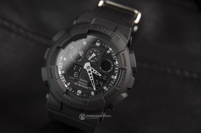Review đồng hồ G-Shock GA-100BBN-1ADR: đồng hồ thể thao-5