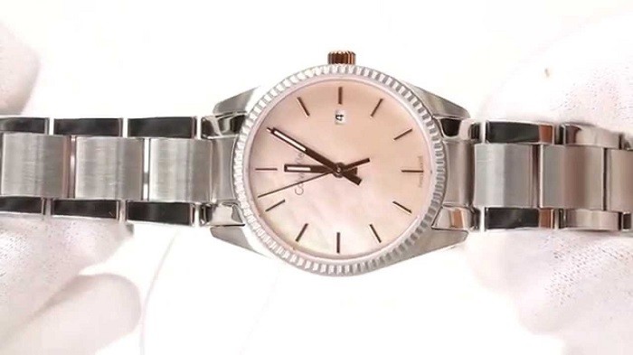 Đồng hồ Calvin Klein K5R33B4H: Mặt số xà cừ, kim dạ quang-1