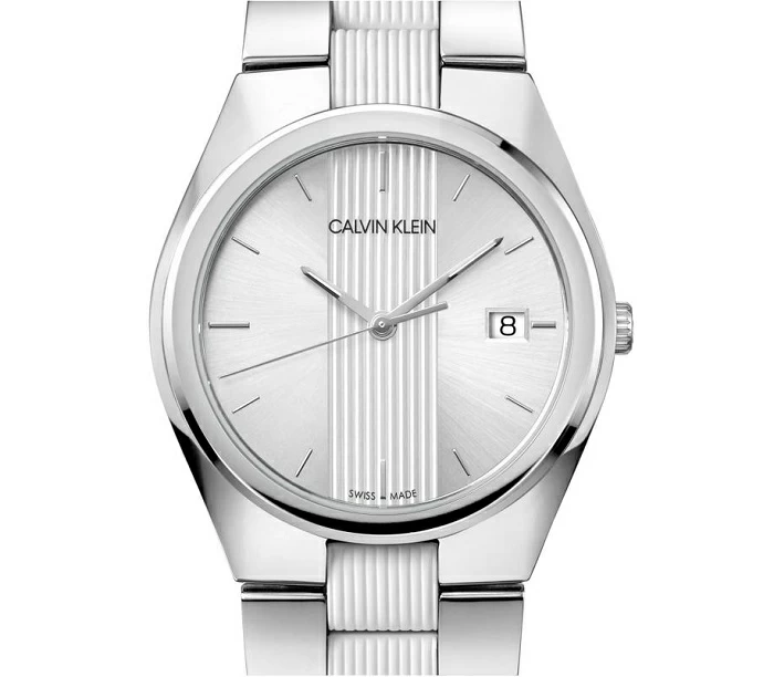 Đồng hồ Calvin Klein K9E231K6 kiểu tone màu bạc nguyên khối - Ảnh 1