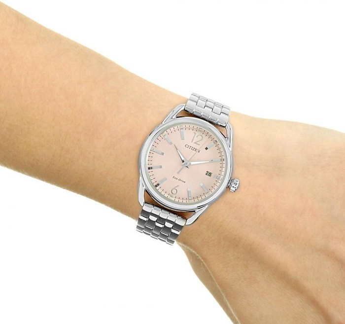 Đồng hồ Citizen FE6080-71X vỏ máy mạ bạc vô cùng sang trọng - Ảnh 5
