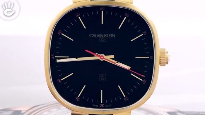 Đồng hồ Calvin Klein K9Q125Z1 mạ vàng, mặt vuông thời trang Ảnh 2