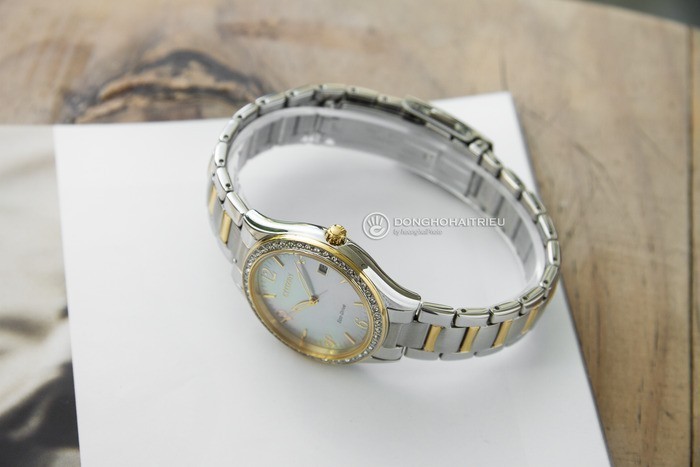 Đồng hồ Citizen EO1184-81D khảm xà cừ, đính pha lê cao cấp Ảnh 5