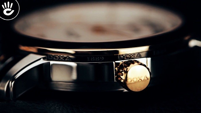 Review đồng hồ Doxa D167RWH nam mạ vàng hồng quanh viền - Ảnh 4