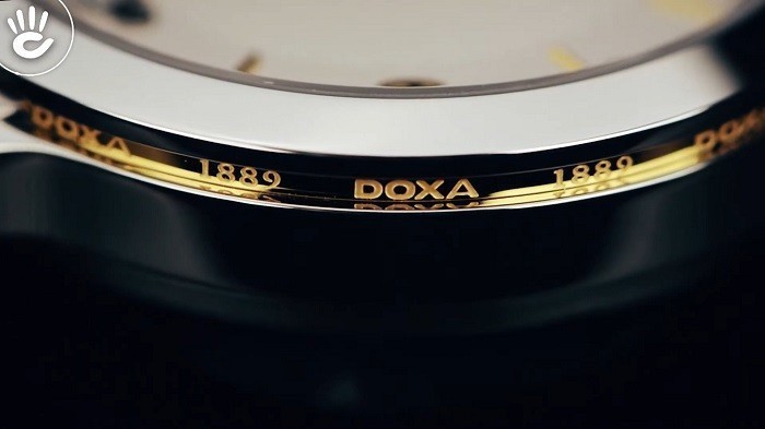 Đồng hồ Doxa D167SWH đính kim cương thật, máy Automatic - Ảnh 4