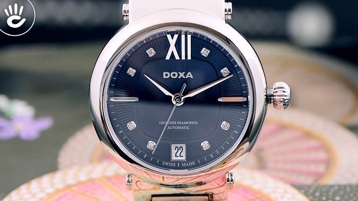 Review đồng hồ Doxa D184SGD phiên bản đính viên kim cương - Ảnh 1