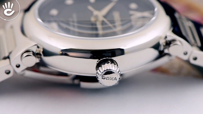 Review đồng hồ Doxa D184SGD phiên bản đính viên kim cương - Ảnh 4
