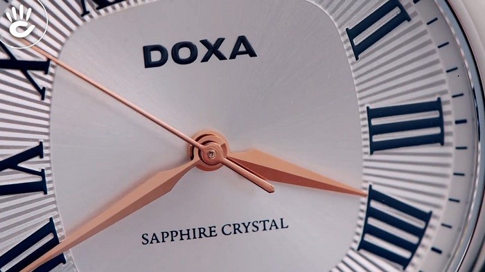 Review đồng hồ Doxa D185RSV mặt kính sapphire chống trầy - Ảnh 2