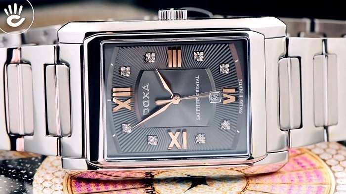 Review đồng hồ Doxa D194SGD mặt kính sapphire chống xước - Ảnh 1