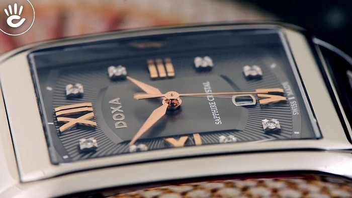 Review đồng hồ Doxa D194SGD mặt kính sapphire chống xước - Ảnh 2