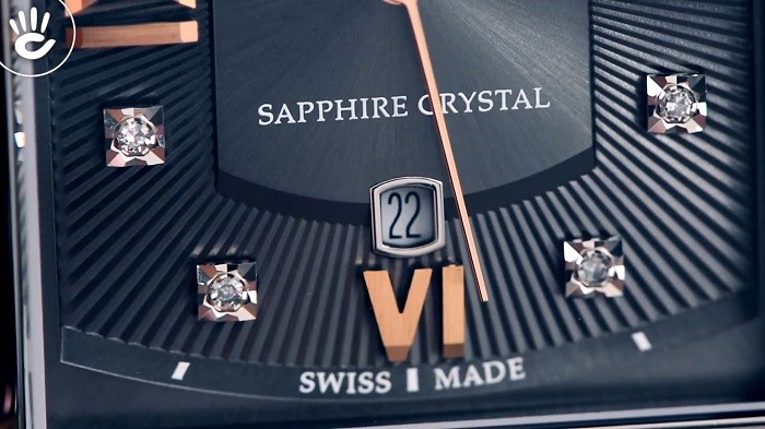 Review đồng hồ Doxa D194SGD mặt kính sapphire chống xước - Ảnh 4