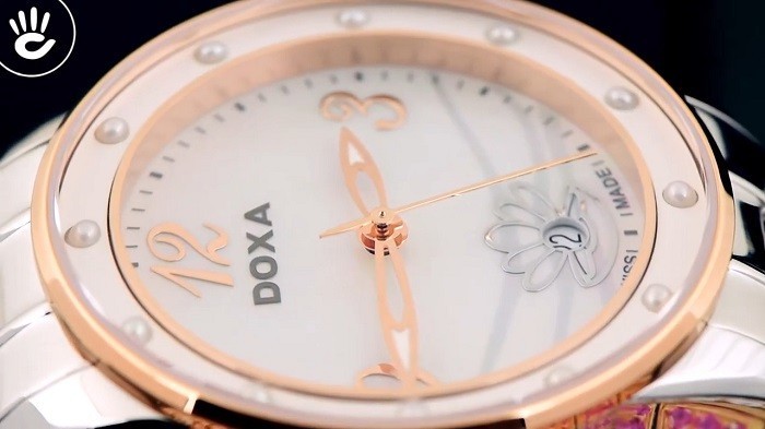 Review đồng hồ Doxa D207RMW mặt kính sapphire chống trầy - Ảnh 3